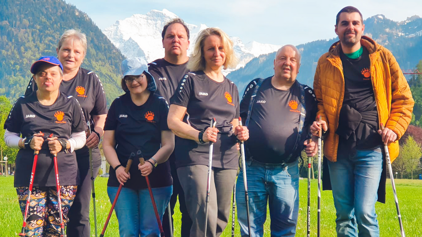 Gruppenfoto Team Alpaka Interlaken